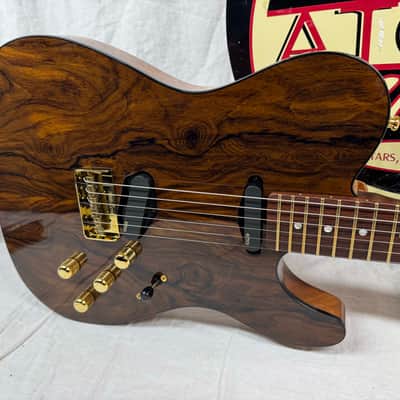 Warmoth Singlecut T-style Guitar by Houston Electric Guitar Jerry DeLue image 3
