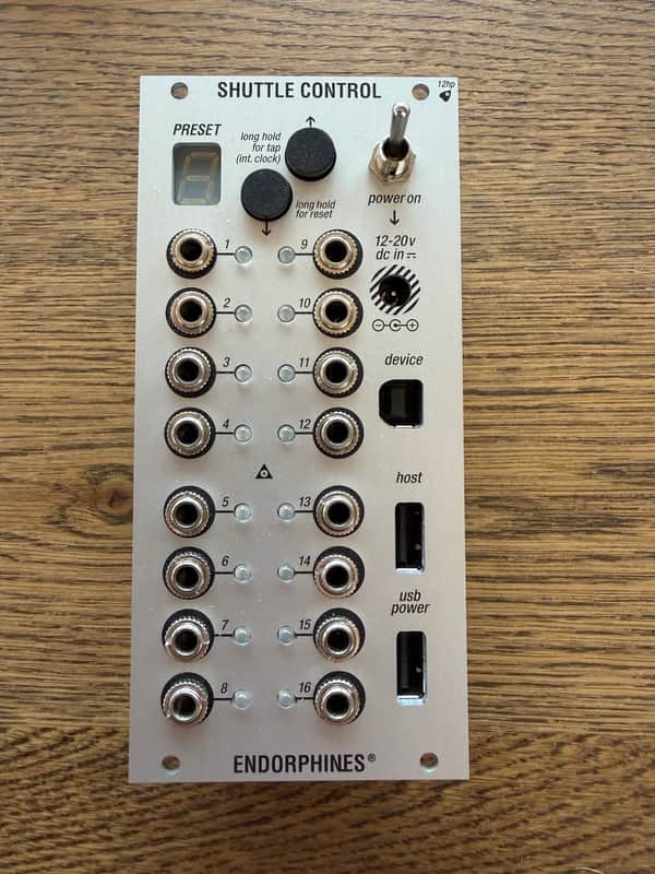 Endorphin.es Shuttle Control Eurorack Synth Module 2017 - Present - Silver image 1