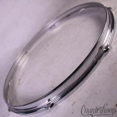 *Slingerland 16"Floor Tom Drum Batter/Res Rim/Hoop Stick-Saver 8-Lug Vintage 70s image 1