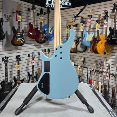 Ibanez Bass Workshop EHB600 Electric Bass Guitar - Purist Blue Matte & PLEK*D #327 image 9