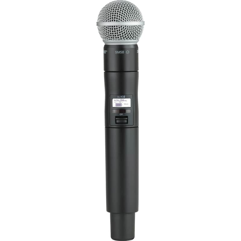 Shure ULXD2/SM58 Digital Handheld Mic Transmitter with SM58 - G57 Frequency image 1