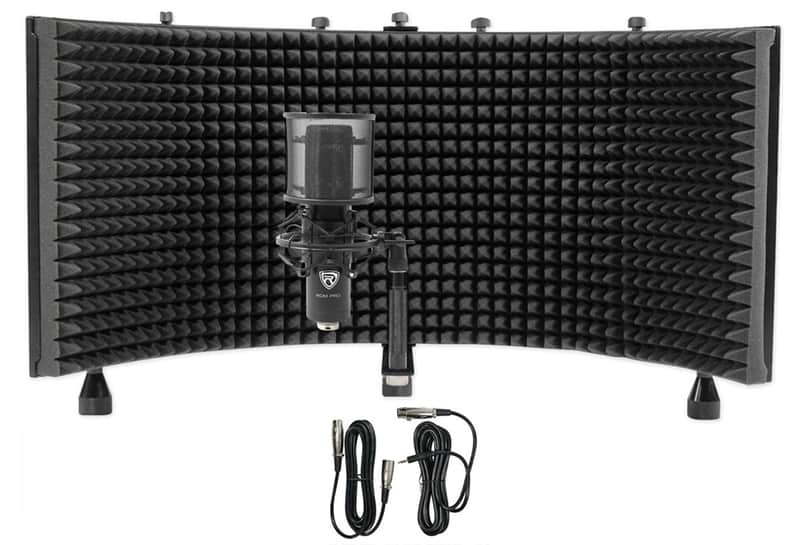 Rockville RCM PRO Studio/Recording Podcast Condenser Microphone + Foam Shield image 1