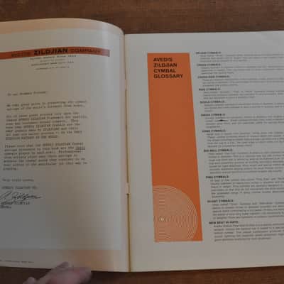 Zildjian Set-Ups of Famous Drummers vintage catalog booklet brochure 1969 image 2