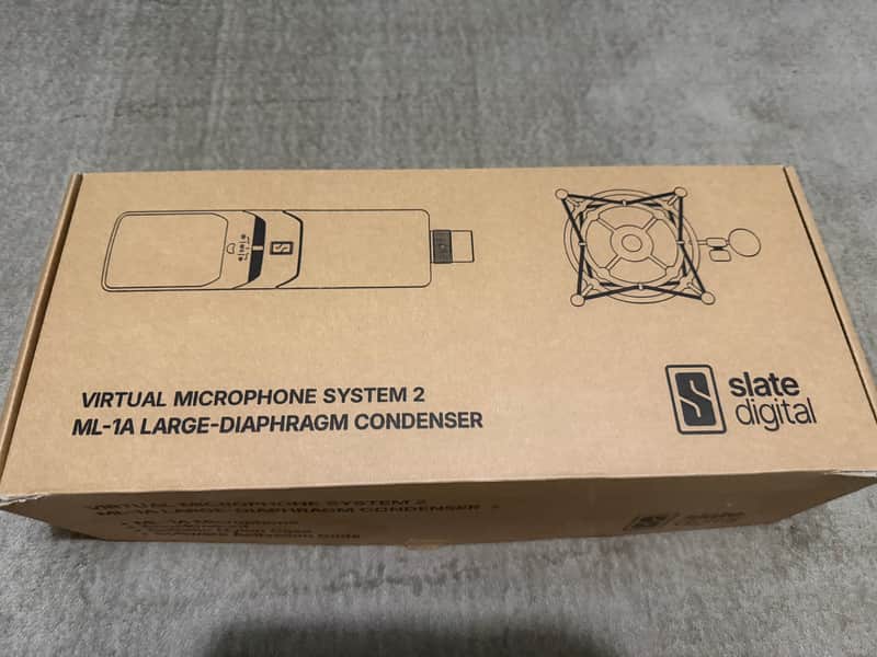 Slate Digital VMS ML-1A Modeling Large Diaphragm Condenser Microphone 2025 - Present - Black image 1