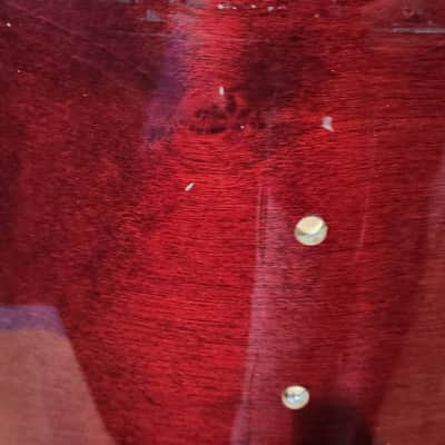 Tama Mastercraft Aw456 Artwood 14x6.5 Birch Snare Shell. Cherry Wine lacquer image 20
