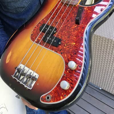 Fender Percision bass 1987 Sunburst 3 tone/Jon Sidel Collection image 2
