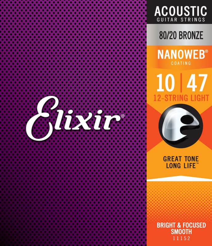 Elixir 80/20 Nanoweb 12-String 10-47 image 1