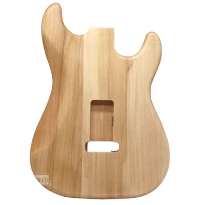 Left handed ST guitar body poplar wood guitar barrel image 2