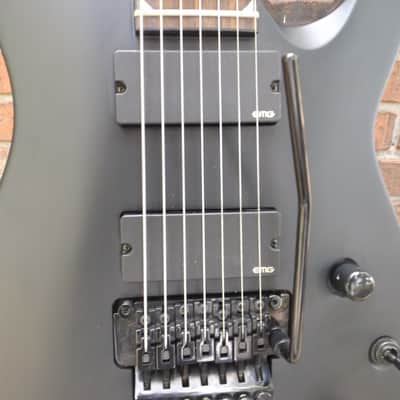 JACKSON SLATTXMG3-7 Soloist, Matte Black, Active EMG, Floyd Rose, 7-String Guitar image 9