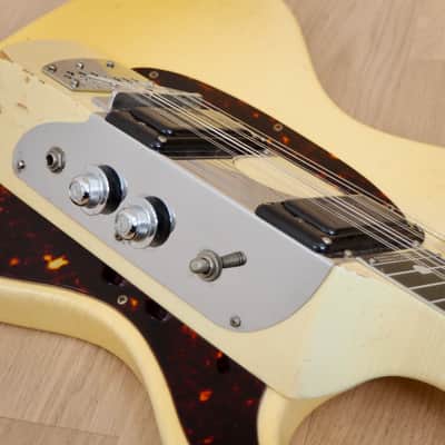 1967 Mosrite Melobar Walt Smith Electric Lap Steel Guitar White, 100% Original w/ Case image 10