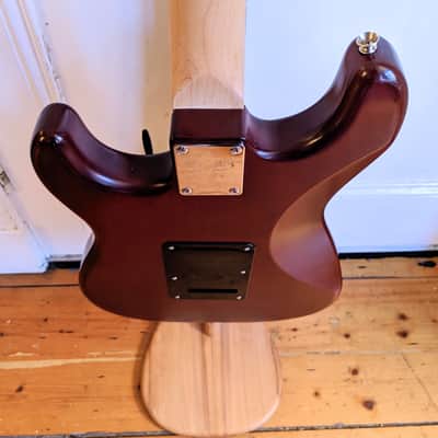 Squier Stratocaster w/ Fender Player Pickups - Walnut Satin Finish image 7