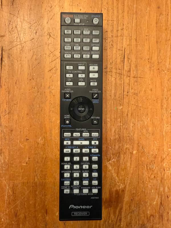 Pioneer AXD7664 Remote Control OEM Audio Video Receiver Genuine Original image 1