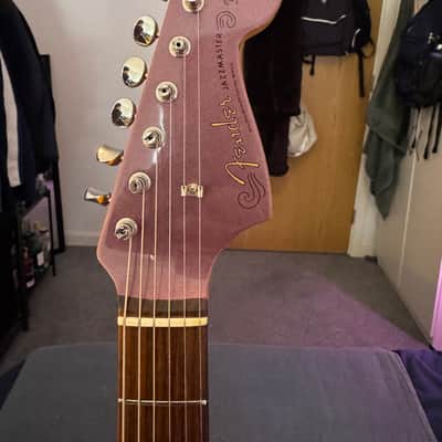 2002 Fender Japan CIJ JM66-80 BMT Jazzmaster Burgundy Mist Matching Headstock Rare Color #12/120, Recent Refret image 18
