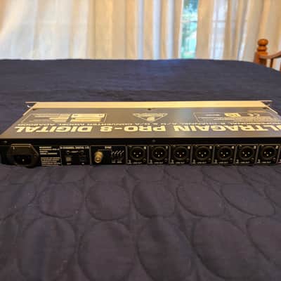 Behringer Ultragain Pro-8 Digital ADA8000 8-Channel Mic Preamp with A/D Converter 2000s - Black / Silver image 2
