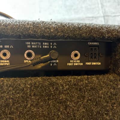 Randall RG80-112SC 2-Channel 80-Watt 1x12" Solid State Guitar Combo 1980s - Black image 9
