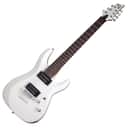 Schecter C-7 Deluxe, Satin White, 7-string 438