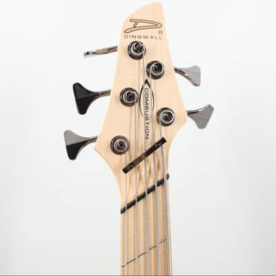 Dingwall Left-Handed Combustion 3X 5-String Multi-Scale Bass - 3-Pickup Quilt Top 2-Tone Blackburst w/Maple Fretboard image 4