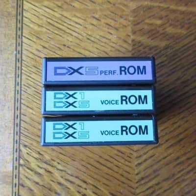 Yamaha DX1 and DX5 - Full Set Of Original ROM Modules image 1