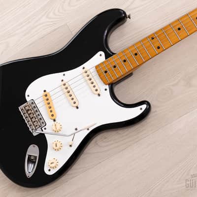 1983 Fender '57 Stratocaster JV ST57-85 Black w/ USA Fullerton Pickups, Japan MIJ Fujigen image 1