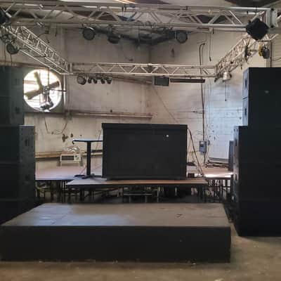 Dynacord Cobra 2 FULL system with 6 PWH Subs, 4 Tops, 2 Monitors- Black image 2
