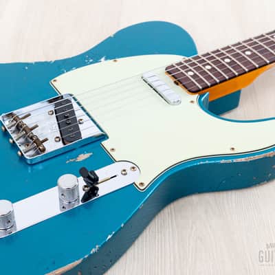 2025 Fender Custom Shop 1963 Telecaster Heavy Relic Ocean Turquoise w/ Case, CoA image 6