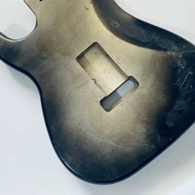Black SSH Basswood Guitar Strat Style Body image 11