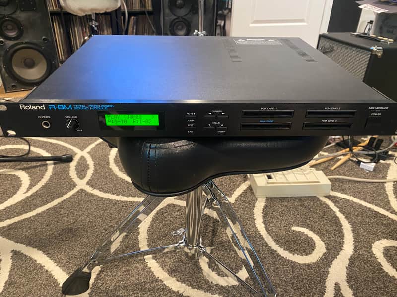 Roland R-8M Total Percussion Sound Module 1980s - Black image 1
