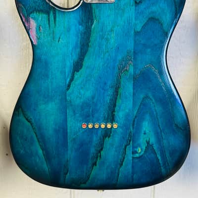 Warmoth Telecaster “ Latellacaster” 2026 - Teal nitro image 6