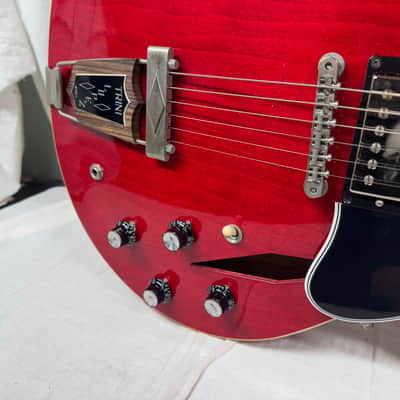 Gibson ARTLARDNH1 Limited Edition Trini Lopez ES-335 Semi-Hollowbody Guitar with Case - #68 of 250 2014 - Cherry image 5
