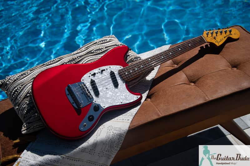 2010 Fender MG69-MH 1969 Mustang Reissue - Old Candy Red - MADE IN JAPAN - Pro Set Up w Perfect Frets/Action/Intonation! image 1