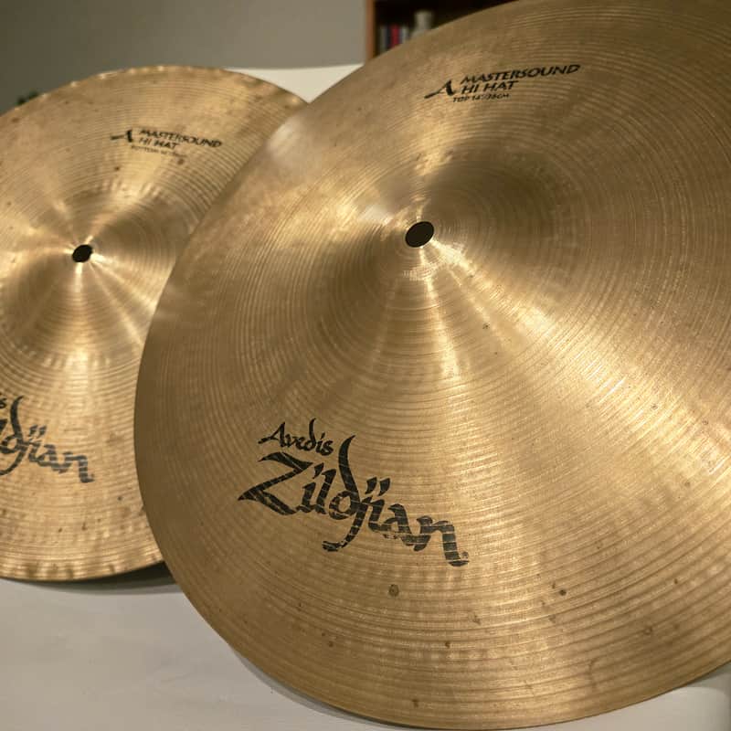 Zildjian 14" A Series Mastersound Hi-Hat Cymbals (Pair) - 2003 image 1