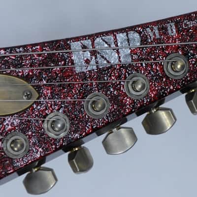 ESP M-II Exhibition Japan Custom Shop Guitar in Scab Finish image 11