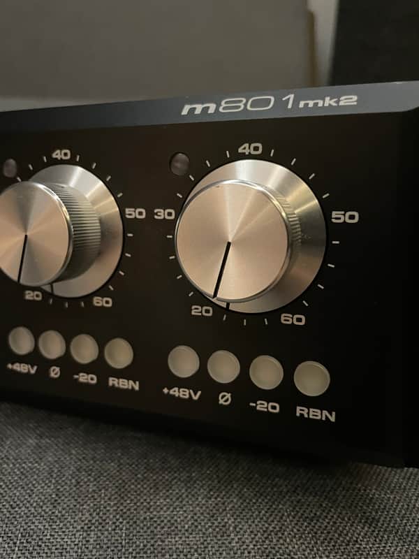 Grace Design m801mk2 8-Channel Microphone Preamp Black image 1