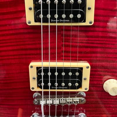 Washburn Vintage 1997 Maverick Series BT-8, Flame Maple comes with pictured hard case! image 4