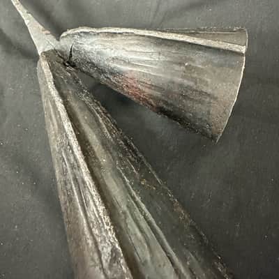Gankogui, West African Double Bell, Large 13"x4", w/Beater - MINT image 12