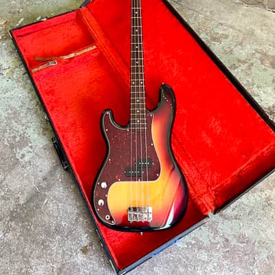 LEFTY! -Greco Brazen Picker P bass 1980 - Sunburst original vintage MIJ Matsumoku left handed precision LH image 4