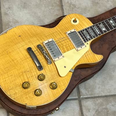 2026 Gibson 1959 Les Paul Standard Chambered Antique Natural Heavy Aged Murphy Lab image 1
