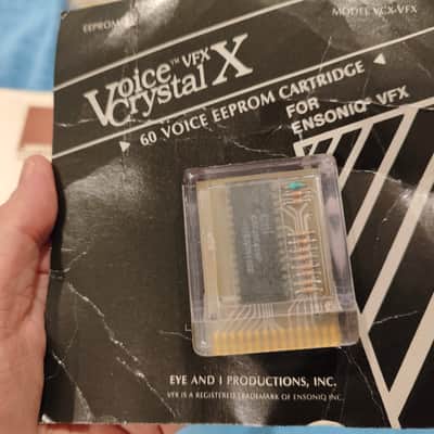 Voice Crystal VFX X 60 Voice EEPROM cartridge for Ensoniq VFX