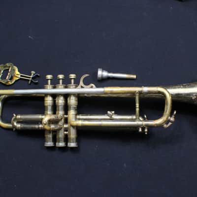 A French Made Selmer K-Model  Bb Trumpet in a Hard Case    2 T image 2