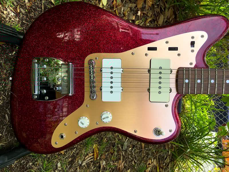 FENDER JAZZMASTER J MASCIS SIGNATURE 2008 - PURPLE SPARKLE JAPAN