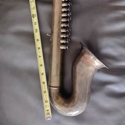 Couesnon Goofus 1924 Unlacquered Brass Queenophone Antique image 1