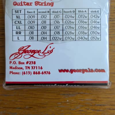 George L’s Electric Guitar LL Bright Nickel Wound Strings image 2