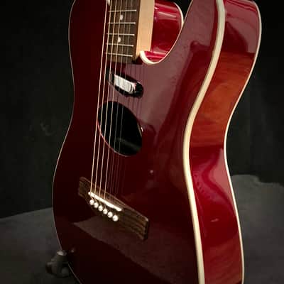 Fender Telecoustic Deluxe - Candy Apple Red image 13