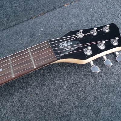 Hofner HCT-SH-PU-O Contemporary Series Shorty TRAVEL GUITAR Metallic Purple image 3