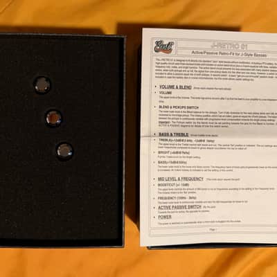 John East J Retro Bass Preamp for Jazz Bass Deluxe - Chrome image 5