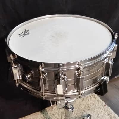 Pearl STEEL / ACIER SNARE 14'' x 5'' 1985 - CHROME image 12