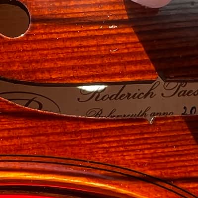 RODERICH PAESOLD / KARL HOFNER PALE 02 LIMITED EDITION ORGAN PIPE 4/4 MASTER VIOLIN 2002 image 5