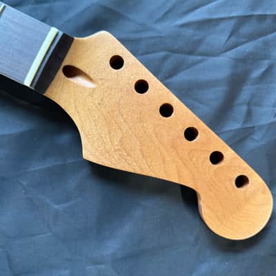 BMC Guitar Neck Strat® Stratocaster® 22 Fret Roasted Maple With Rosewood Fingerboard Nitro Lacquer Rounded Fret Ends 2026 - 9.5 Radius   [SN100] image 2