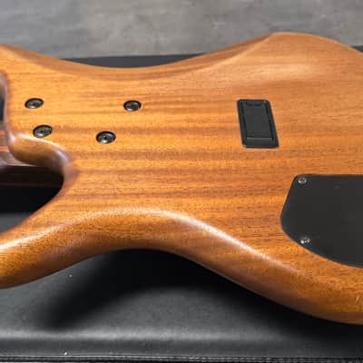 1995 Ibanez SR1000 Custom PJ Precision Jazz Bass Häussel and Lollar Custom Pickups MIJ FujiGen Wenge Bubinga Neck Stained Oil Natural Mahogany Japanese Japan Prestige SDGR Soundgear SR 1000 Bass Guitar image 20