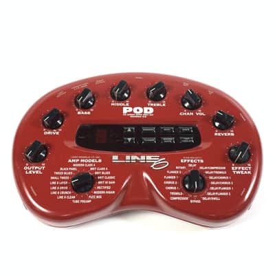 Line 6 POD 2.0 Multi-Effect and Amp Modeler 2000 - 2002 - Red　TGHM image 2